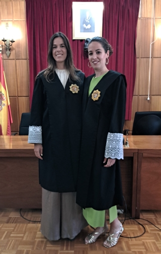 Las magistradas Rocío Barnés Portillo y Arantxa García Bleda